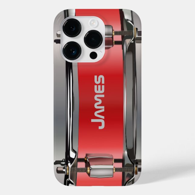 Tambor Red Snare Personalizado (Verso)