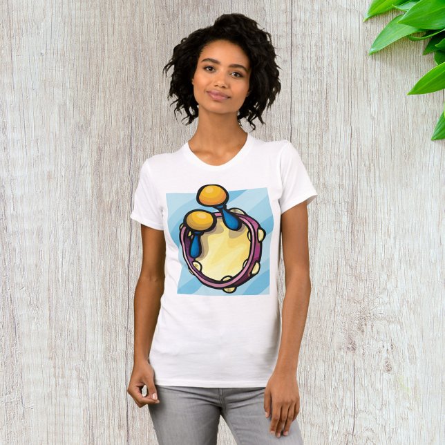 Tamborine E Maraccas T-Shirt (Criador carregado)
