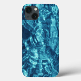 Tampa da bateria do iPhone 6 Abstrato azul