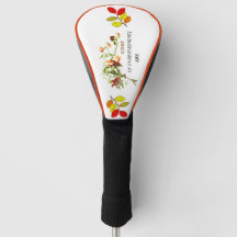 Tampa de Cabeça de Taco de Golfe de Arte Floral Bo
