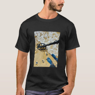 Tampa de praia detectando T-Shirt - Presente Diver