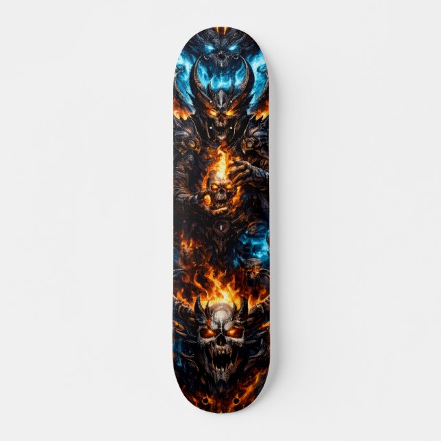 Tampa de Skate Ceifador de Caveira Infernal (Frente)