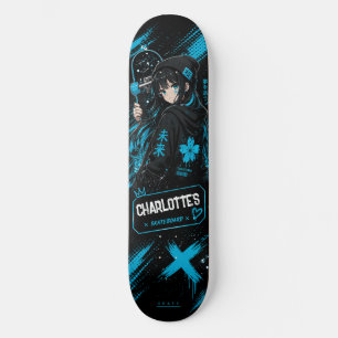 Tampa de Skate Cyan de Anime Personalizada