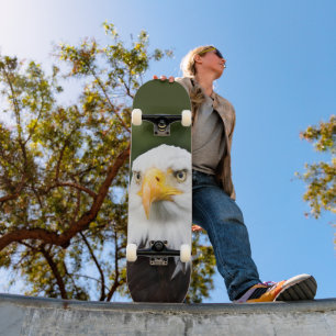 Tampa de Skate Patriótica com Cabeça de Águia Care