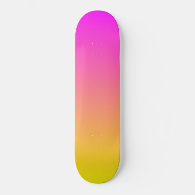 Tampa de Skate Pink e Yellow Sunset Overture (Frente)