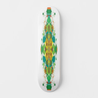 Tampa de Skate Verde Abstrato