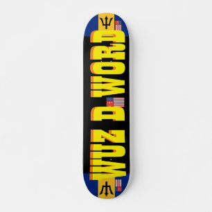 Tampa de Skate WUZ DA WORD JMT BARB 7 3/4"