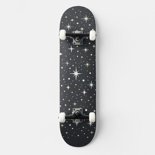 Tampa Noite Estrelada  Deck de Skate (Frente)