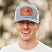 Tampa YESHUA Personalizada com Versículo da Bíblia