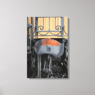 Tampão de ferrugem Velho Comboio a Vapor Canvas Le