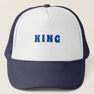 Tampo de texto personalizado Rei Bonés Gorros Cami