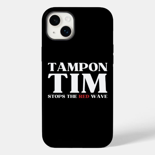 Tampon Tim Will Pára A Onda Vermelha-Tim Walz 2024 (Verso)