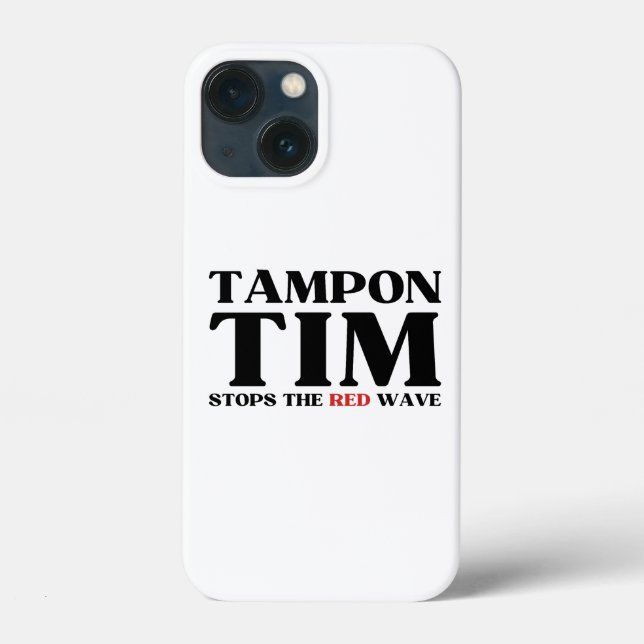 Tampon Tim Will Pára A Onda Vermelha-Tim Walz 2024 (Verso)