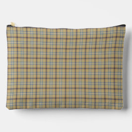 Tan and Wedgewood Blue Plaid