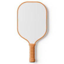 Tan Color Carbon Fiber Pickleball Paddle Design