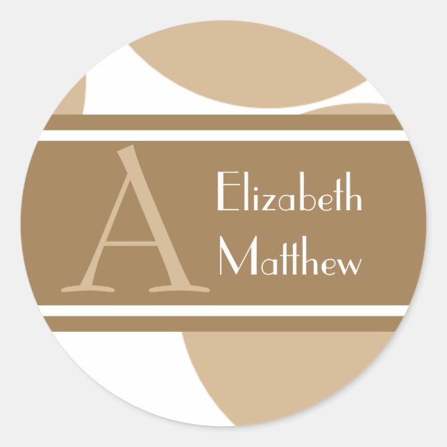 Tan Personalizar o adesivo Sobrenome e Nome (Frente)