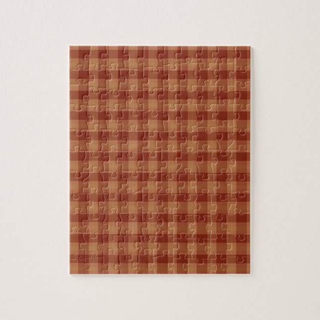 Tan Tartan Quebra-cabeça (Vertical)