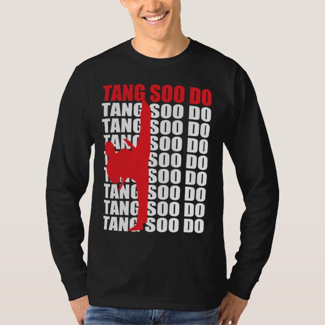 Tang Soo faz a camisa longa da Capa T (Frente)