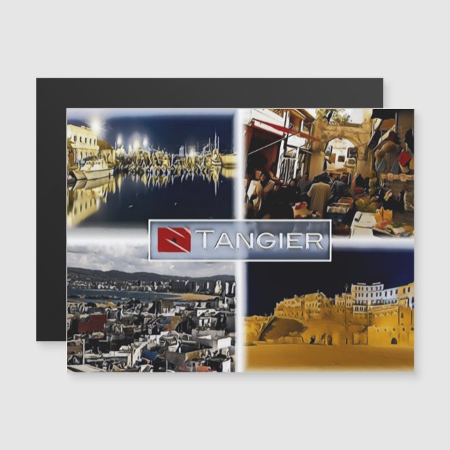 Tânger - Marocco - Mosaico - (Frente/Verso)