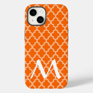 Tangerine Marroquino Moods Quatrefoil