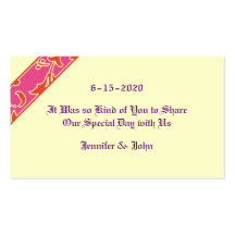 Tangerine Tango, Rosa, Favor do Casamento tema dam