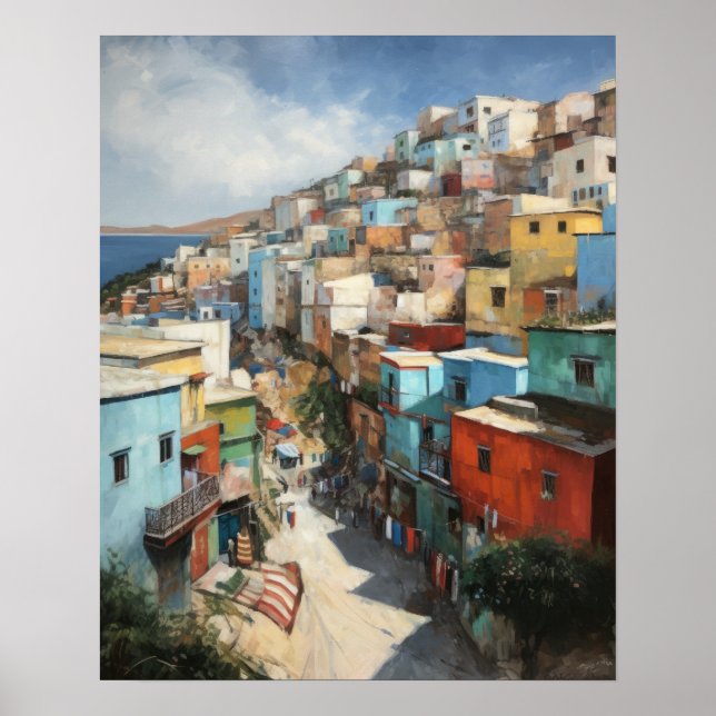 Tangier Marrocos Pintura Impressão (Frente)
