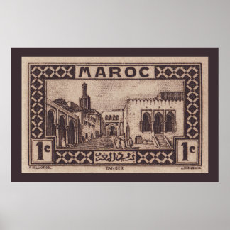 Tangier, Marrocos - Poster