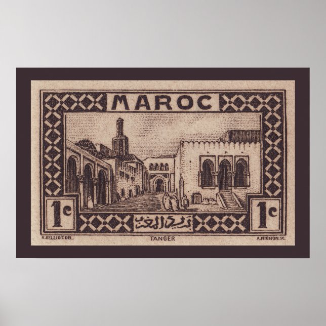Tangier, Marrocos - Poster (Frente)