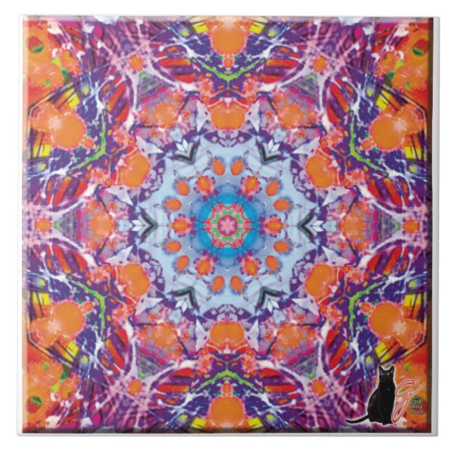 Tangiers Kaleidoscope Azulejo (Frente)