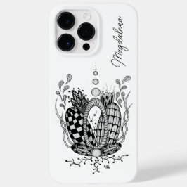 Tangle Art: Florales Design, Ovale -