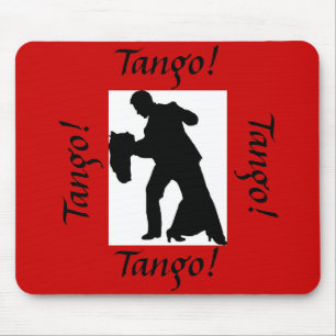 Tango! Ballroom Dance Casal Mousepad - Vermelho