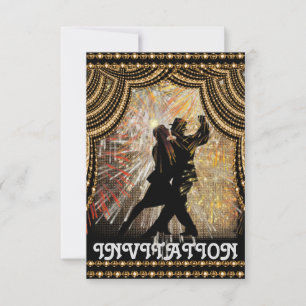 Tango Latin Dance Convite de festas
