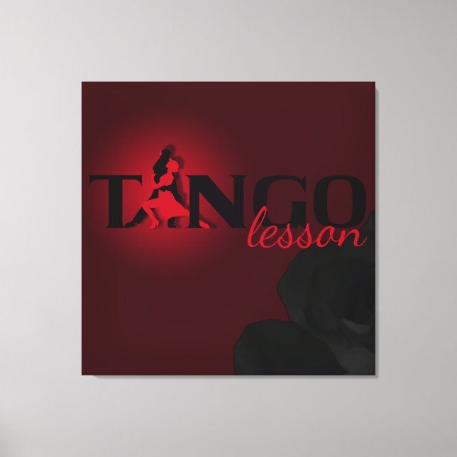 Tango Lesson - Canvas (Frente)