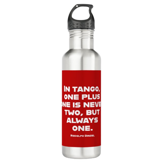 Tango One Plus One é Sempre uma garrafa de aspas (Frente)