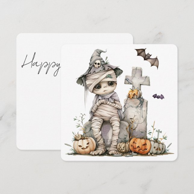 Tangor de tombstone - Mamãe no chapéu de bruxa (Frente/Verso)