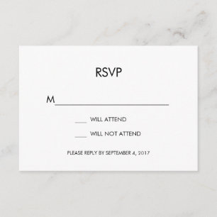 Tangram Heart Wedt RSVP Card Prata Dourada Preta