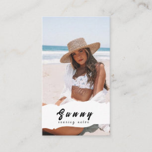 Tanning Salon Cartão de visita