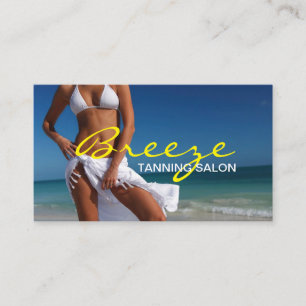 Tanning Salon Spa Cartão de visita
