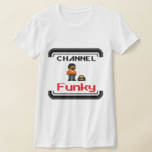 Tanque de Camisa T-Shirt Funky Pixel do Canal