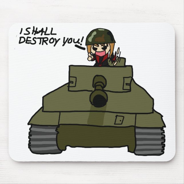 Tanque Mousepad de Chibi (Frente)
