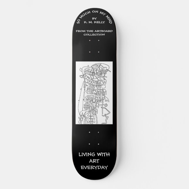 TANTO NA MINHA MENTE - skate (Frente)