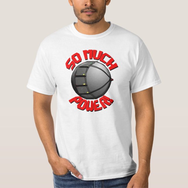 TANTO PODER! camisa (design por YoDragonFire) (Frente)