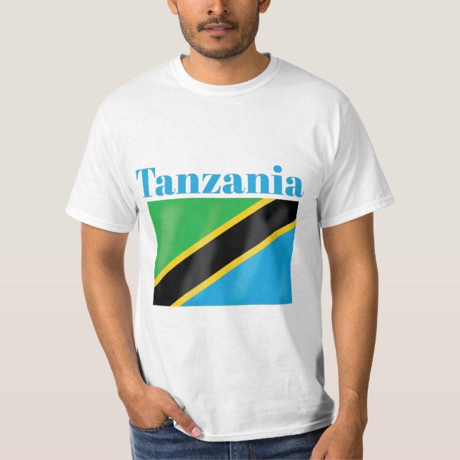 Tanzânia Flag T-Shirt (Frente)