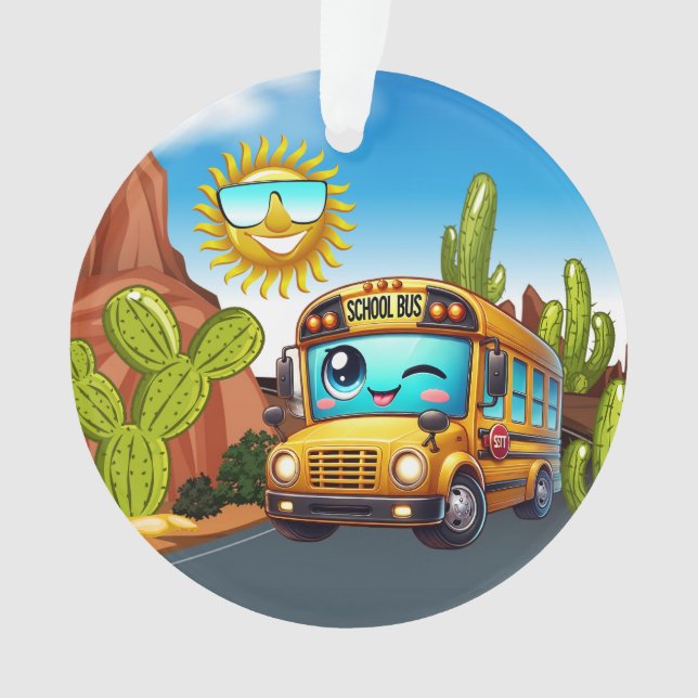 TÃO BOM Ornamento de Ônibus Escolar (Frente)