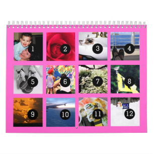 Tão fácil quanto 1 a 12 fazer um calendário de