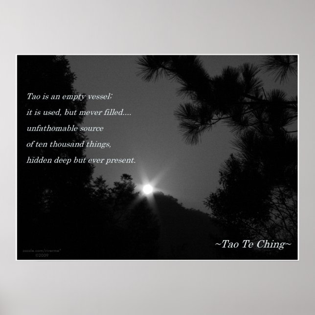 Tao Te Ching No.3/ Poster (Frente)
