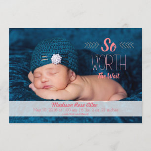 "Tão vale a pena esperar" adoção ou anúncio de nas