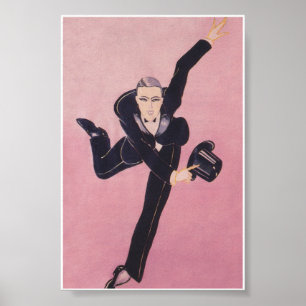 Tap Dancer Entertainer Poster vintage