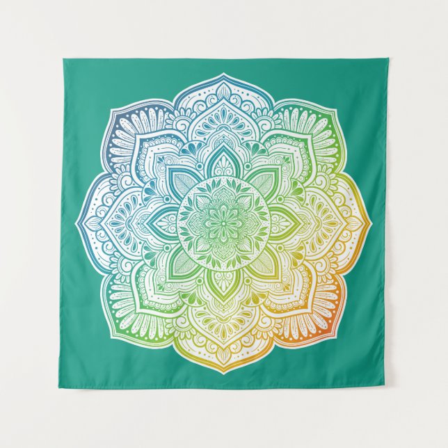 Tapeçaria Aki Mandala (Frente)