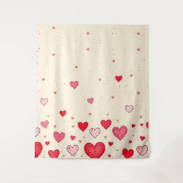 Tapeçaria - Amor, Corações, Dia dos Namorados, Cas